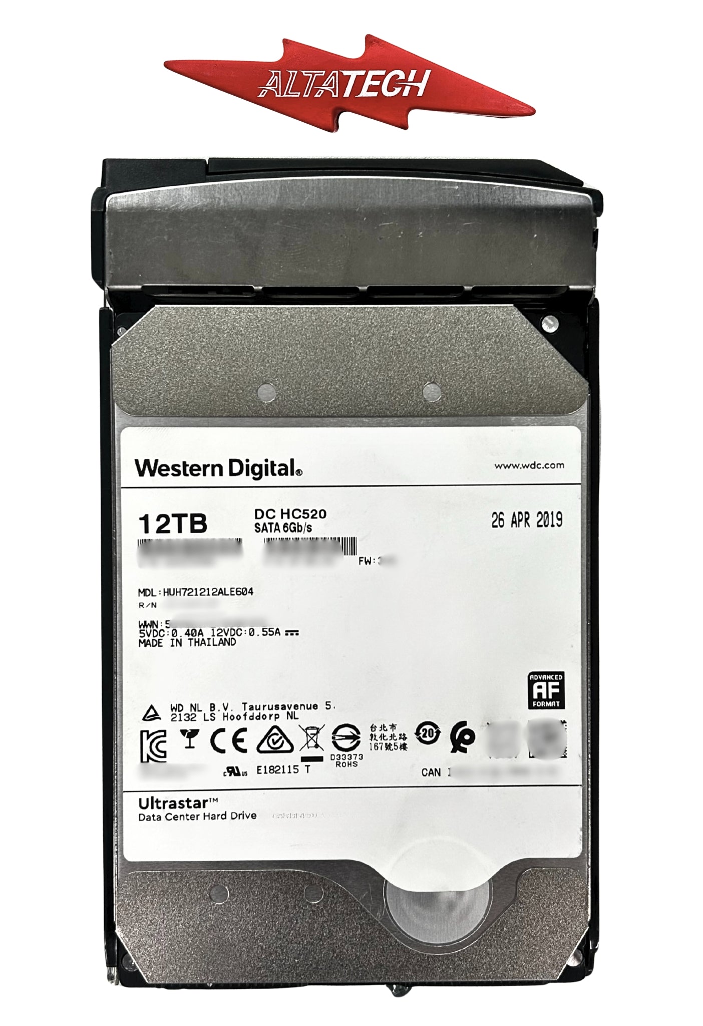 Hitachi HUH721212ALE604 HGST 12TB 7.2K RPM 3.5" LFF 6GB/s SATA 