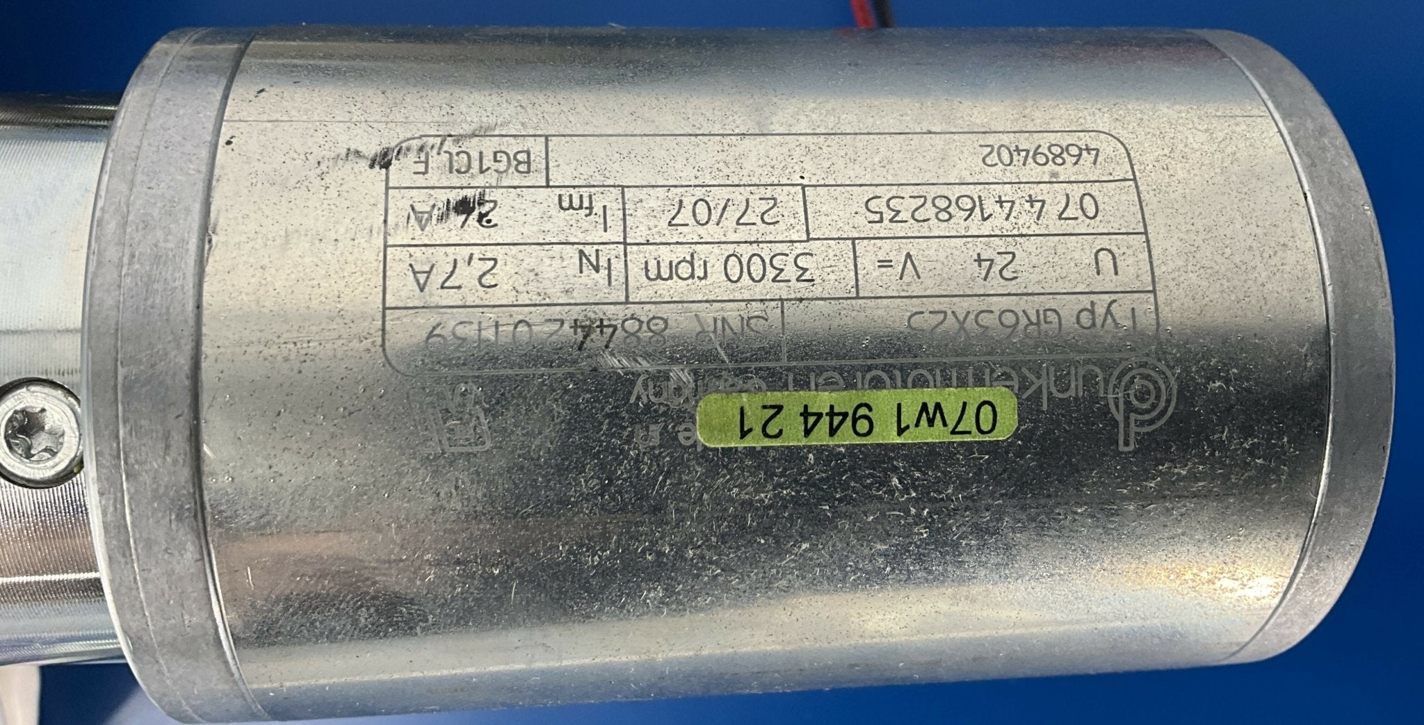 HORIZONTAL MOTOR ASM (04689402/07729606/07455400 SIEMENS