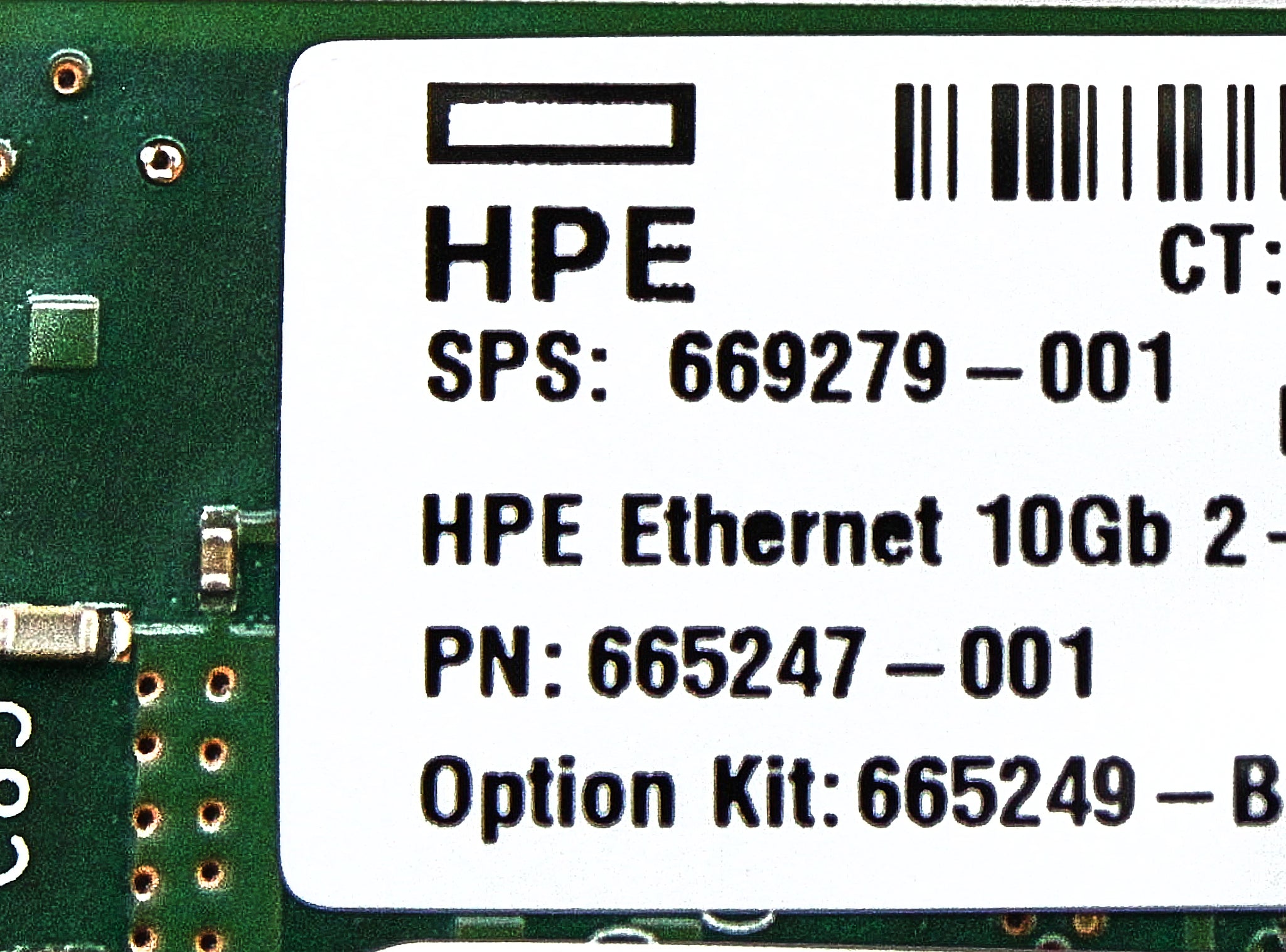 HP 665247-001 Ethernet 10GB 2P 560SFP+ Adapter