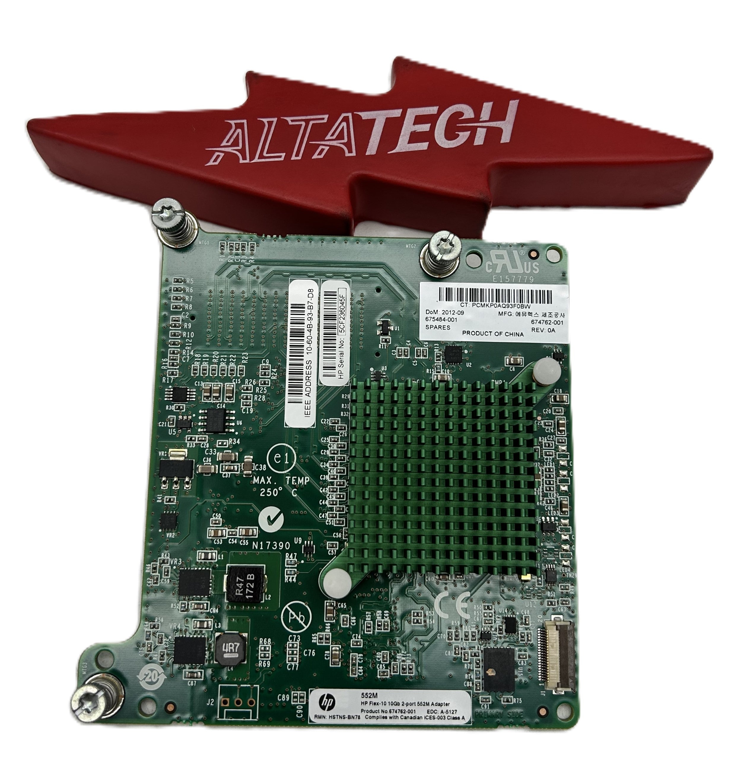 HP 675484-001 FLEX-10 10GB 2P 552M ADAPTER