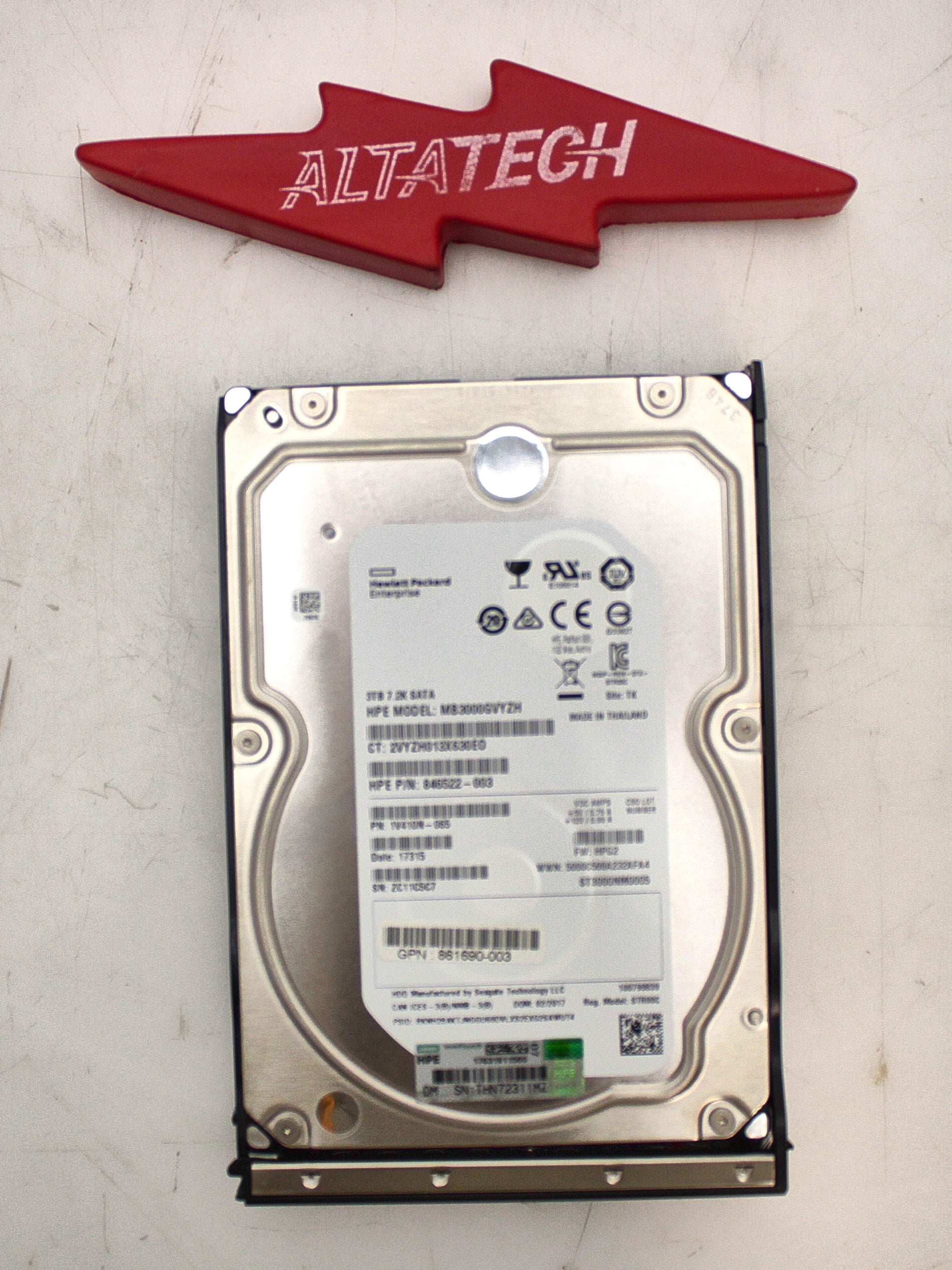 HP 862131-001 3TB 6G 7.2K LFF SATA MDL HD(APOLLO)