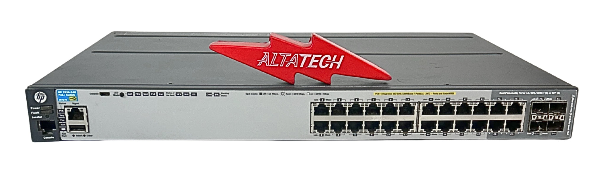 HP J9727A ARUBA 2920-24G-POE+ SW, 1 PSU, 24 Port Gigabit Ethernet Swit