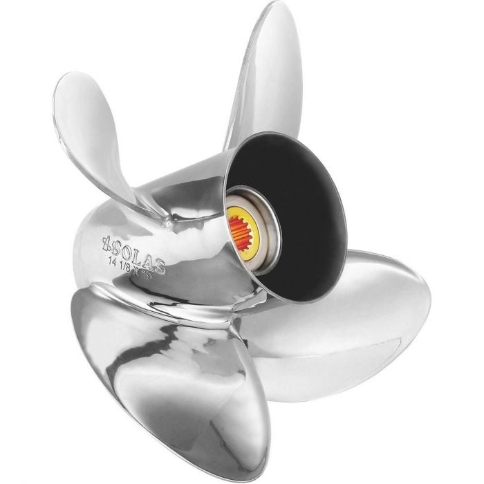 Solas Propeller 1553-145-15 Solas HR Titan SS 4-Blade Propeller for Mercury