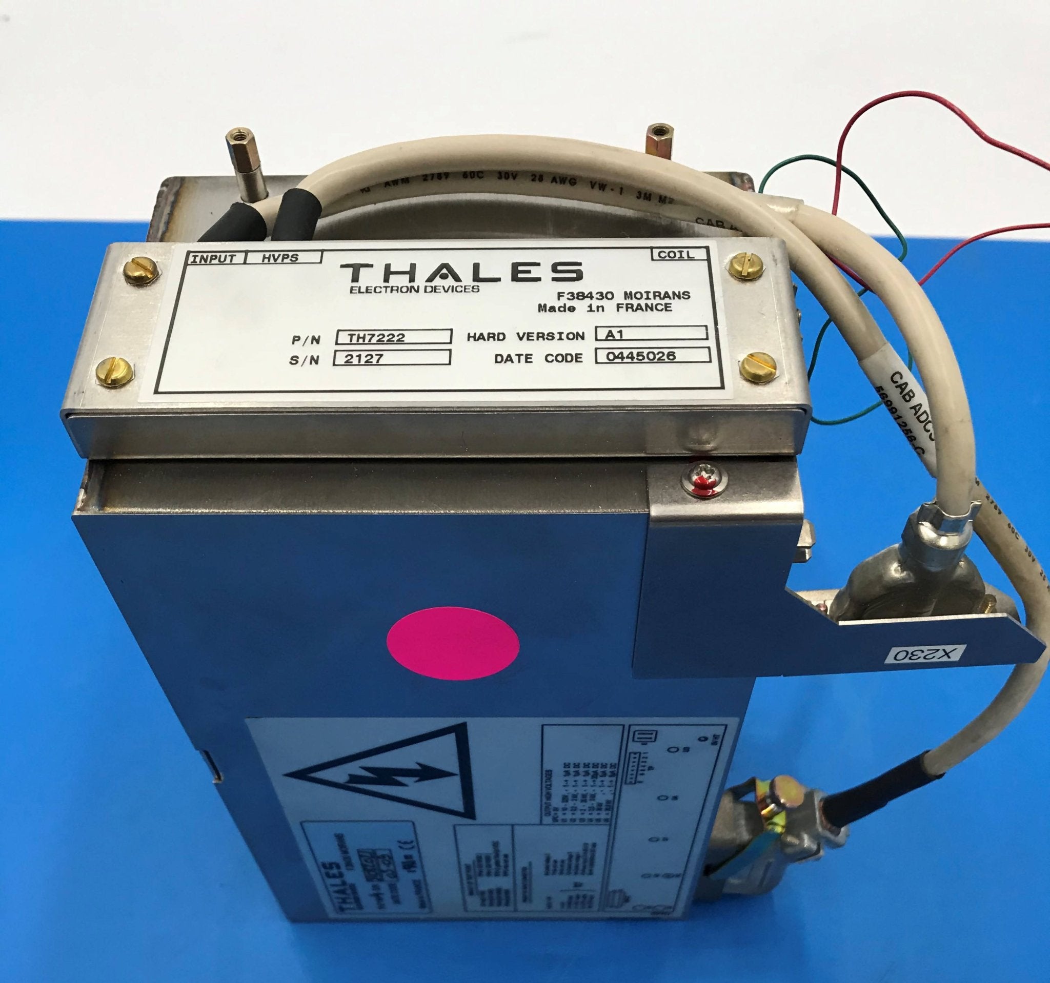 HV II POWER SUPPLY (TH7198-4 Thales
