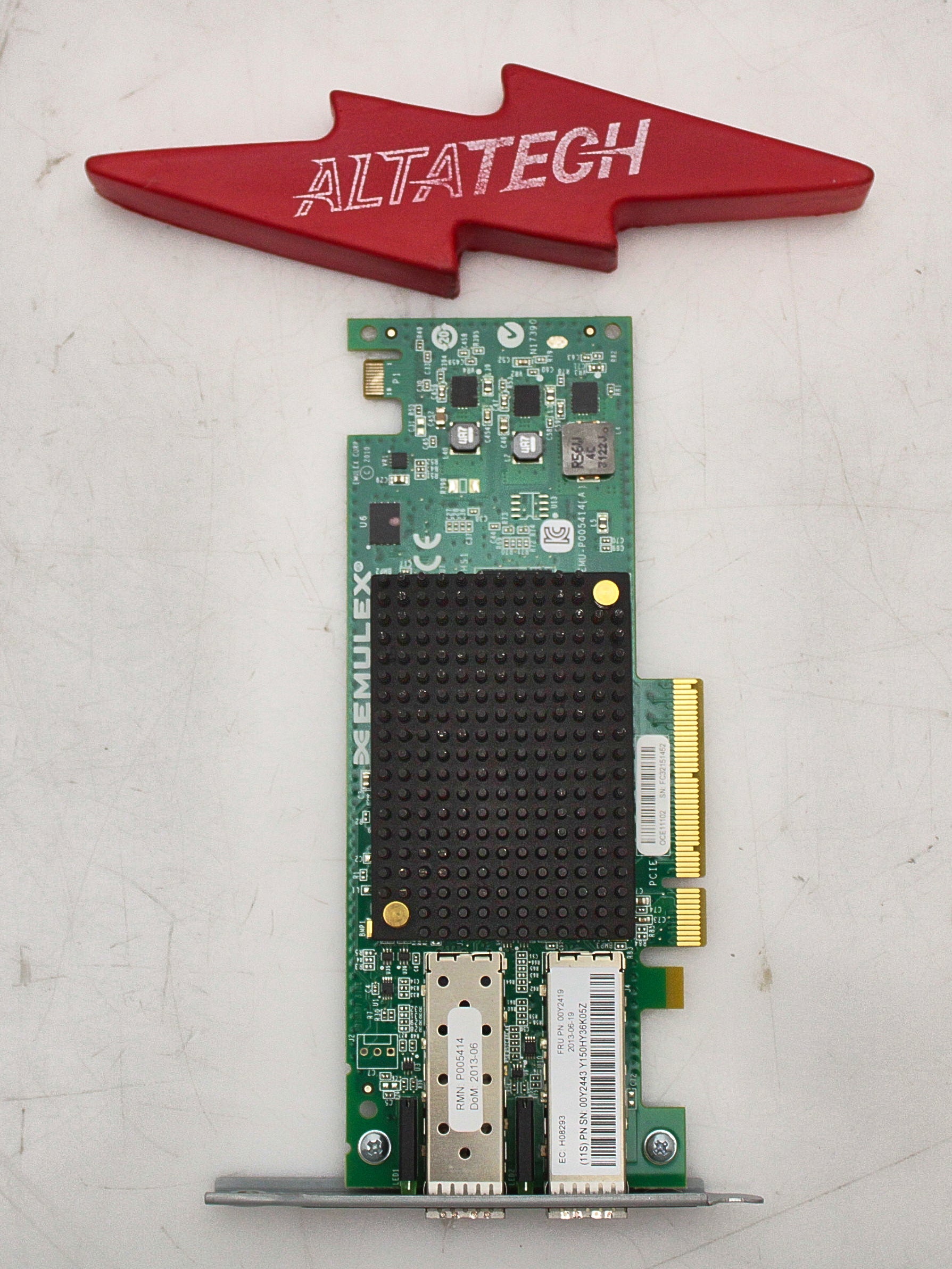 IBM 00Y2419 10GB ISCSI FCOE 2PORT HBA V3700 PORT HOST INTERFACE CARD