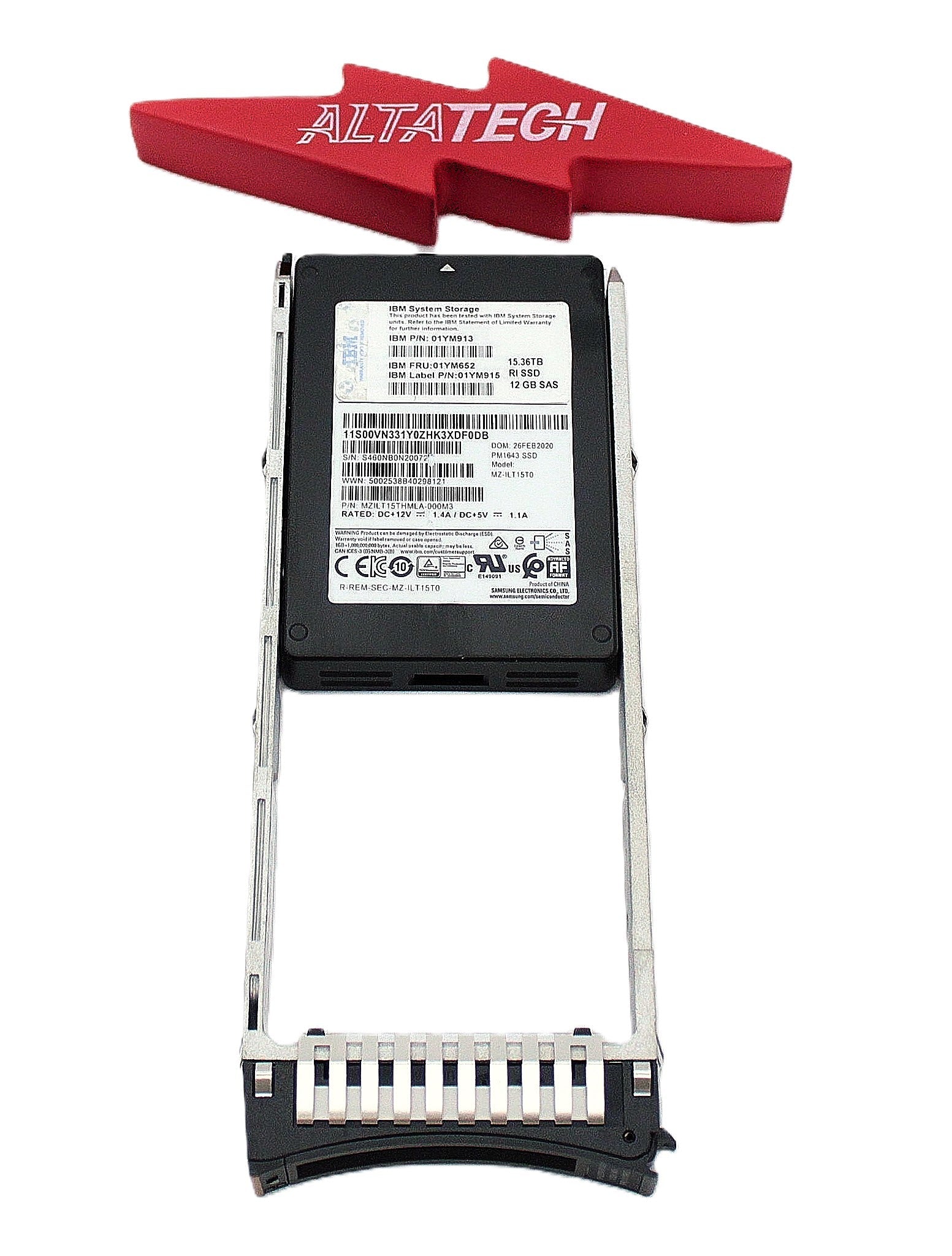 IBM 01LJ393 15.36 TB 2.5" RI Flash drive 9848-AFF
