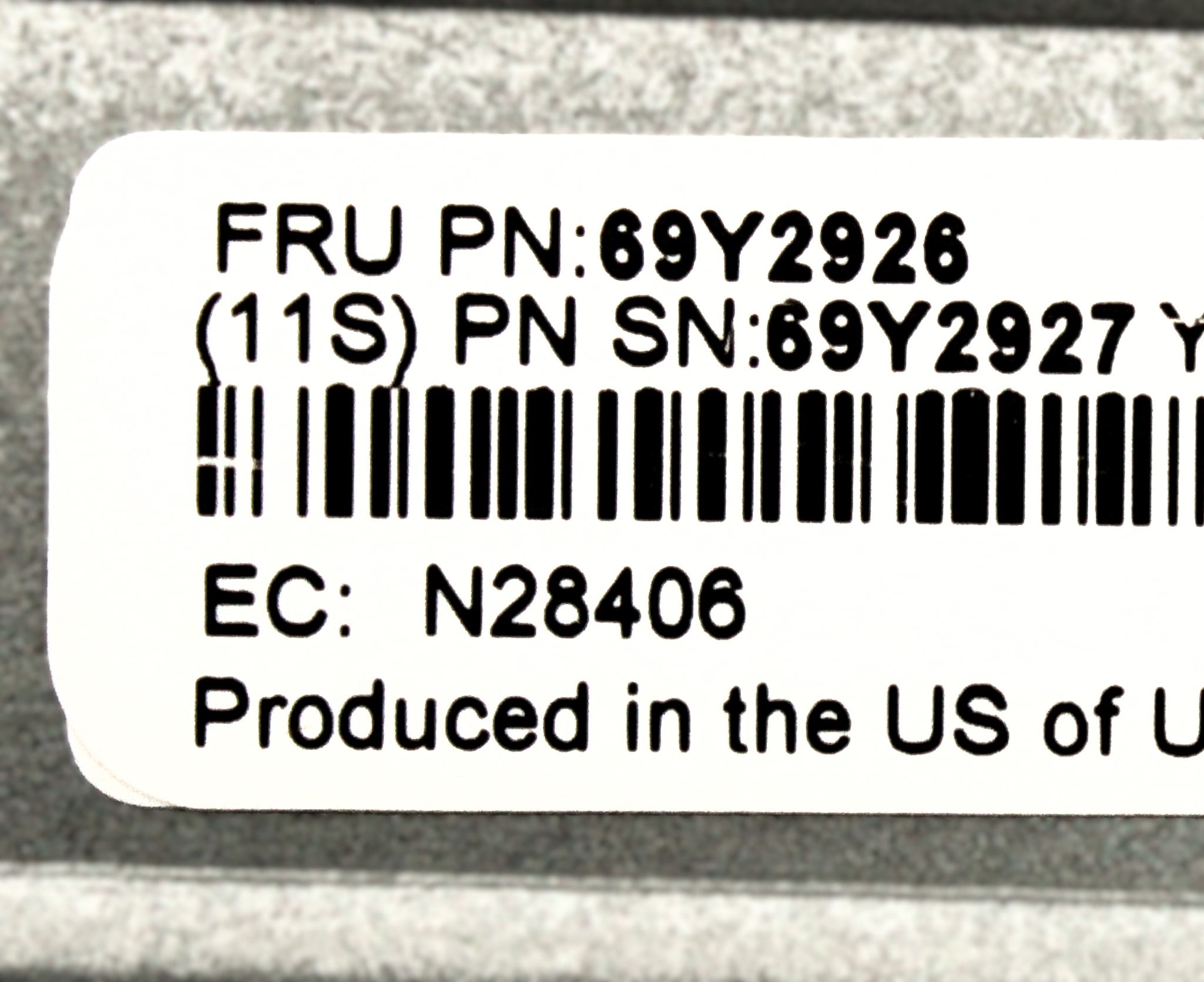 IBM 69Y2926 DS3500 CACHE BATTERY