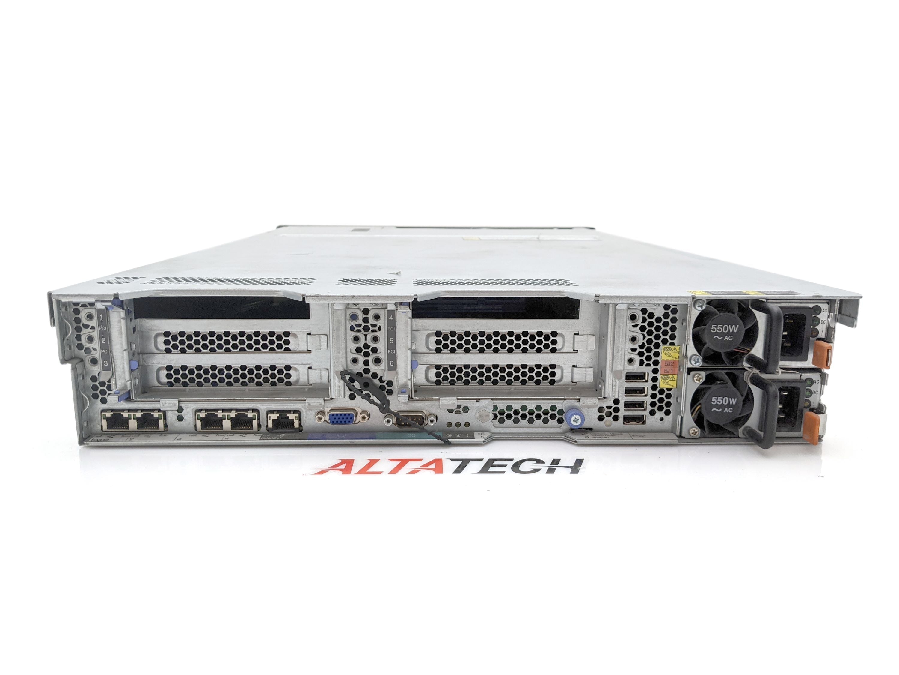 IBM 7915-AC1 System x3650 M4 CTO Server, w/ Powers, Risers, RAID for 8