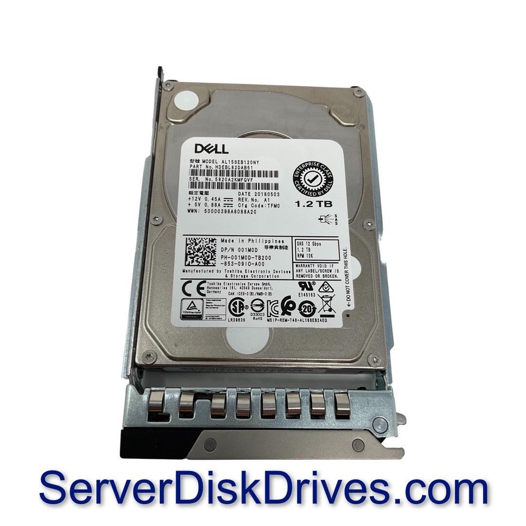 Dell 1.2TB SAS 10k 2.5" 12G Hard Drive 01M0D