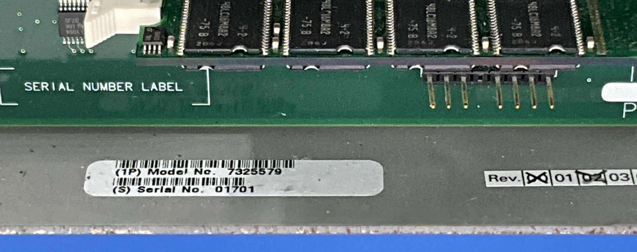 Siemens 7325355 - IMPAC Master1 Board Primary Side PCB Angle View | Alo Tech Solutions