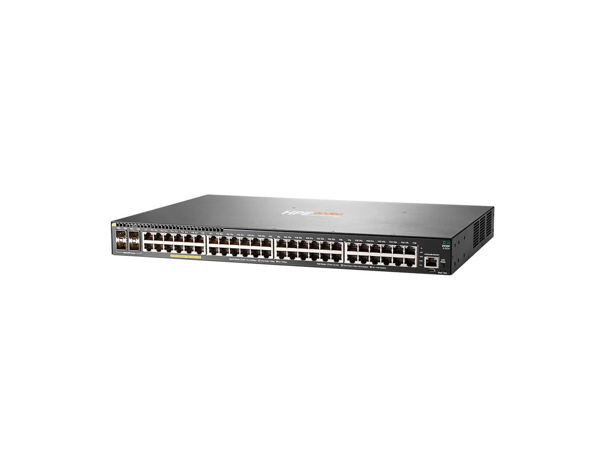 HPE Aruba Networking JL262A 2930F 48G PoE+ 4SFP Switch