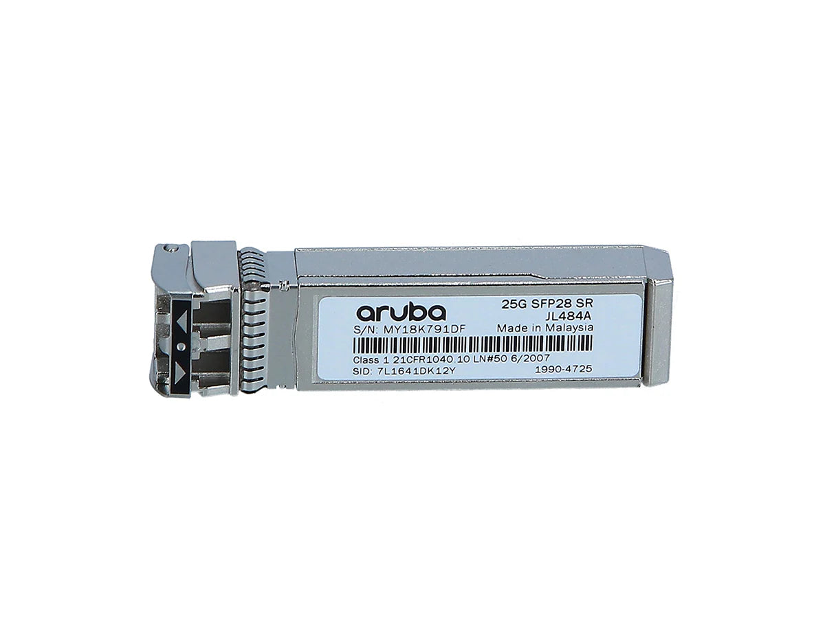 HPE Aruba Networking JL484A 25G SFP28 LC SR 100m MMF Transceiver
