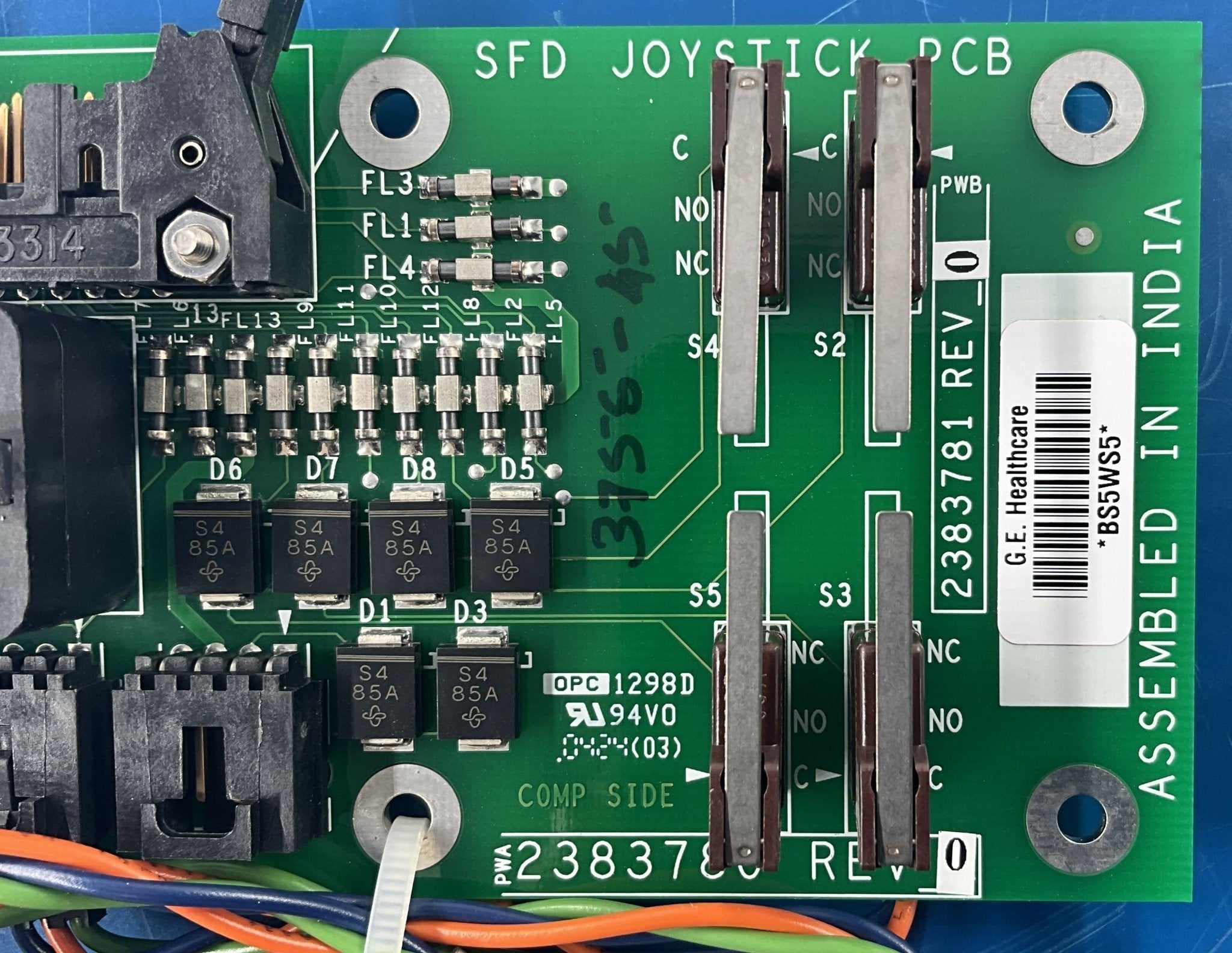 JOYSTICK BOARD AND CABLE KIT (2399516/2133607-8 GE