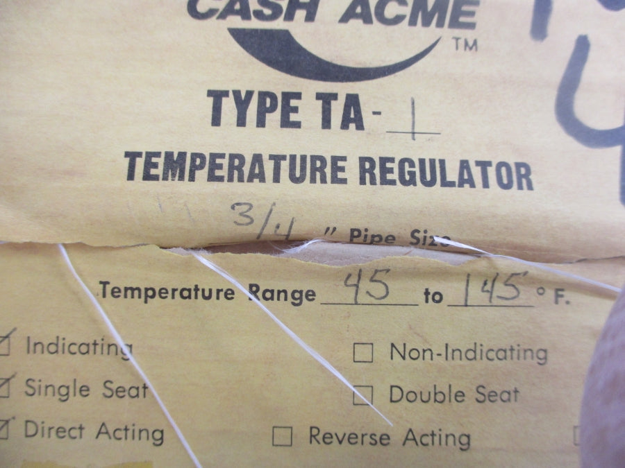 CASH ACME TA-1 3/4" NSMP
