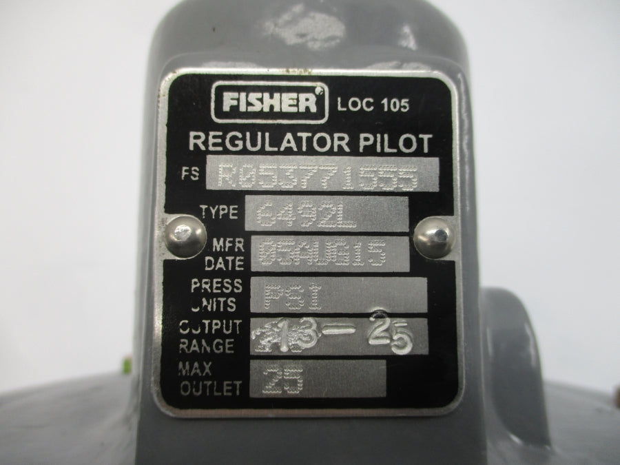 FISHER 6492L 13-25PSI NSNP