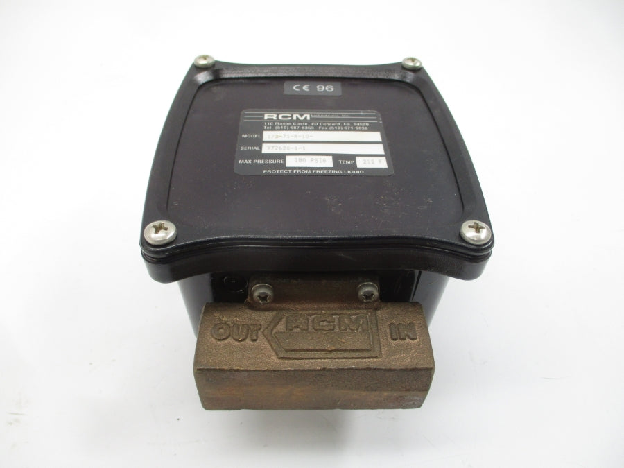 RCM INDUSTRIES 1/2-71-R-10 180PSI 212'F NSNP