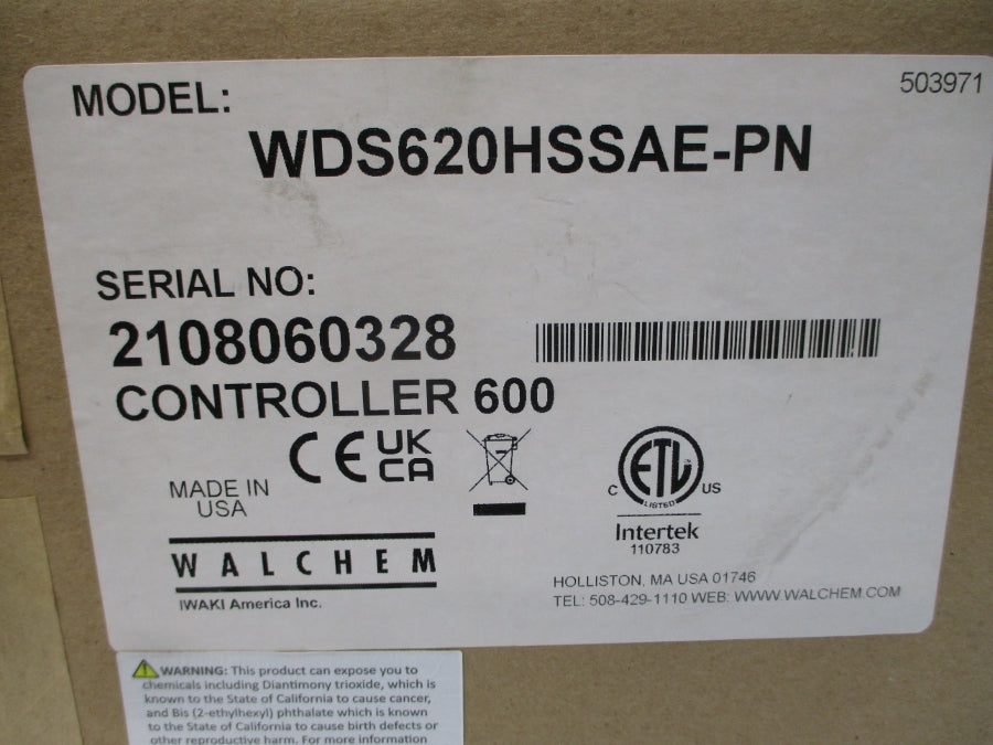 WALCHEM WDS620HSSAE-PN 600 100-240VAC 7.0A NSMP