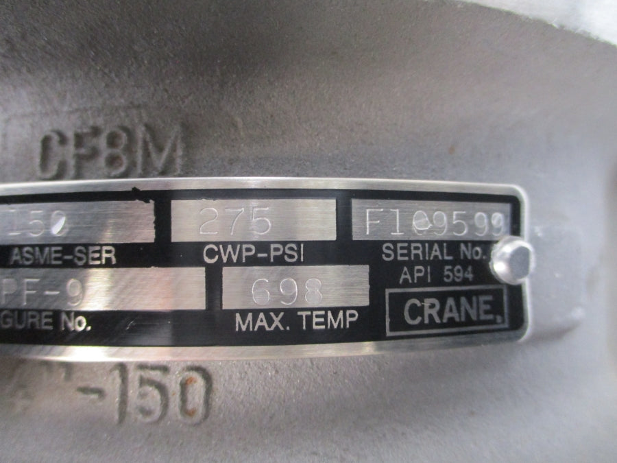 CRANE 4G15CPF-9 275PSI 4" NSMP