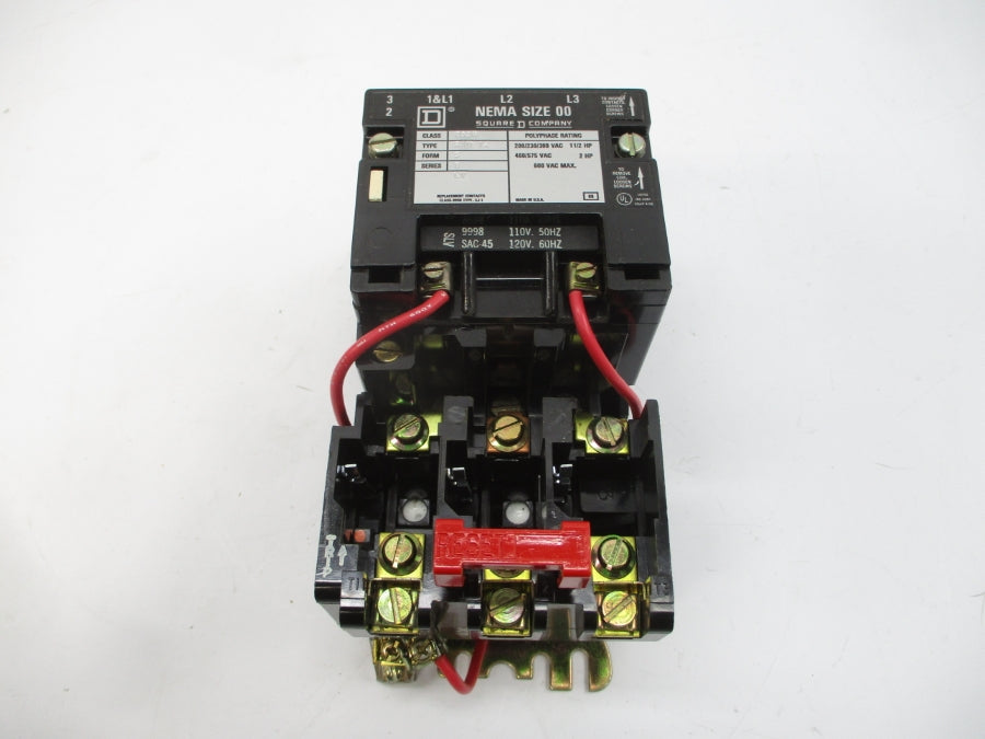 SQUARE D 8536SAO12S SER. B 110/120V NSMP