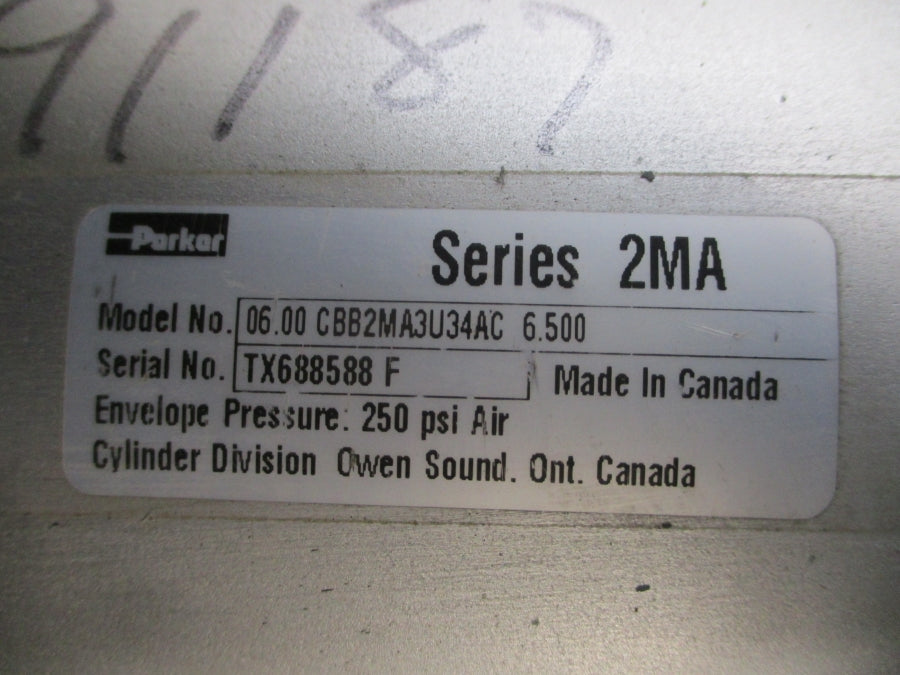 PARKER 06.00CBB2MA3U34AC6.500 SER. 2MA 250PSI NSNP