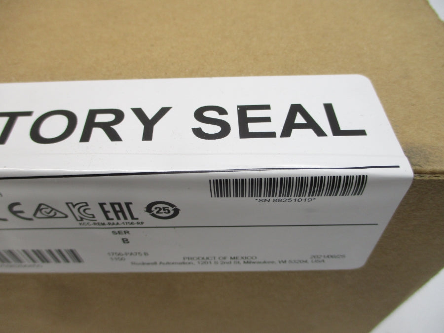 ALLEN BRADLEY 1756-PA75 SER. B DATE: 2021 NSFS