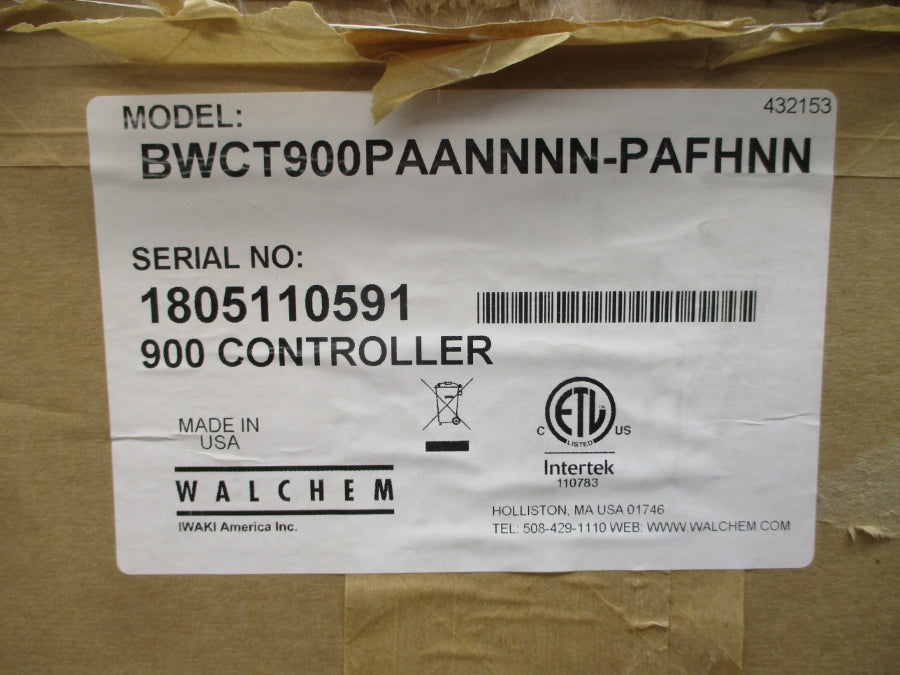 WALCHEM BWCT900PAANNNN-PAFHNN 900 100-240VAC 13A NSMP