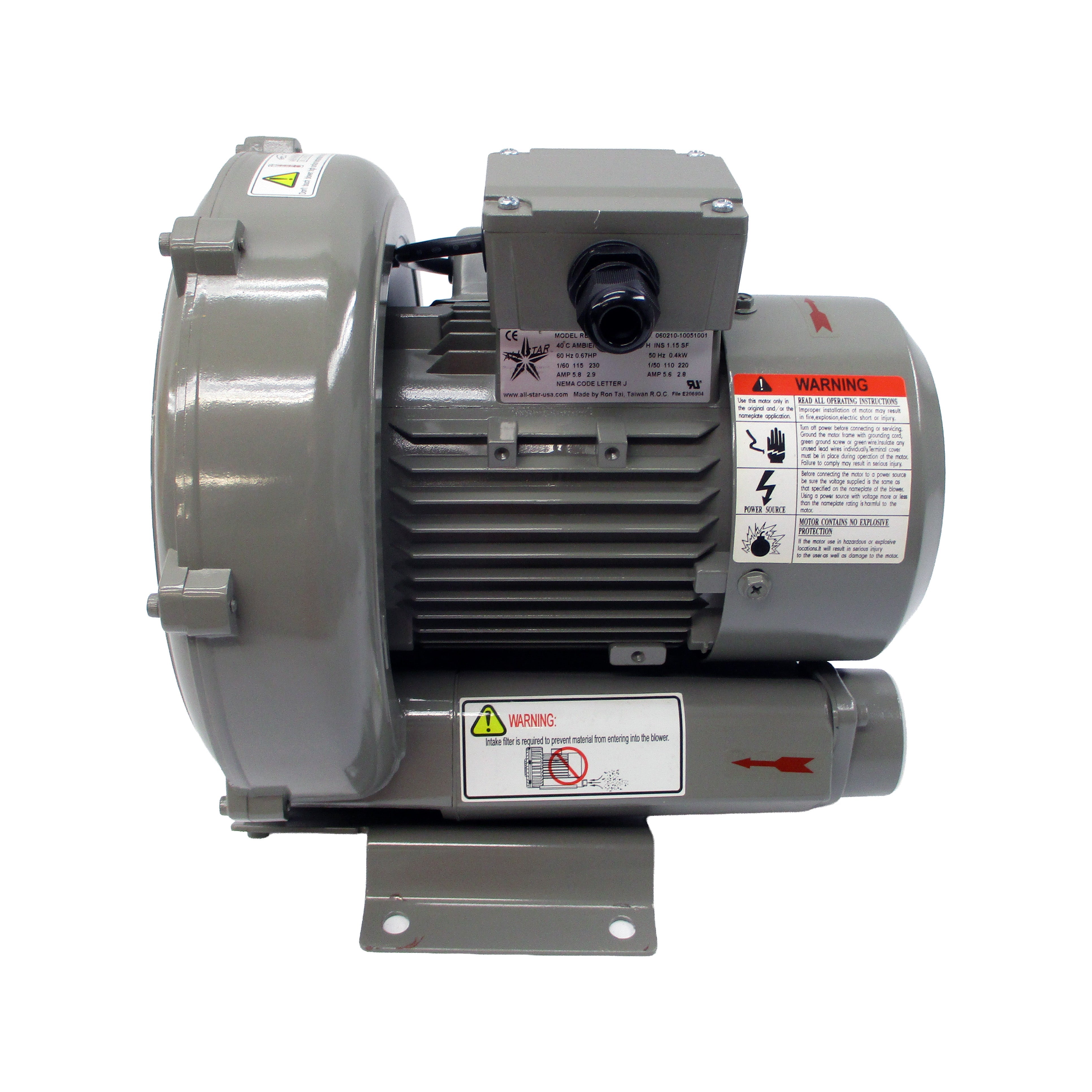 ALL STAR RBH2-067-1 115/230V 5.8/2.9A NSNP