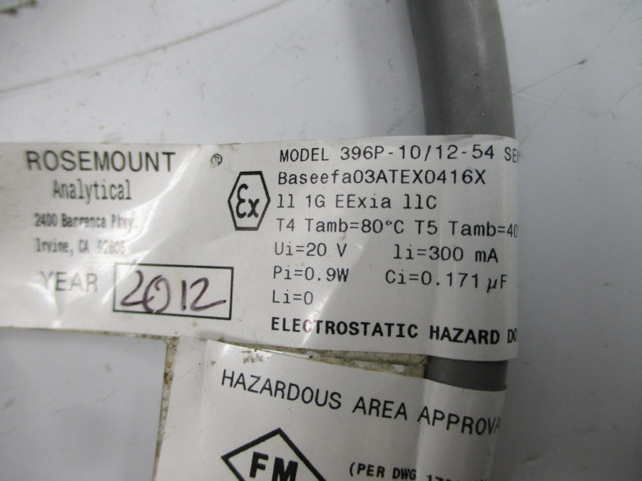 ROSEMOUNT 396P-10/12-54 20V NSNP