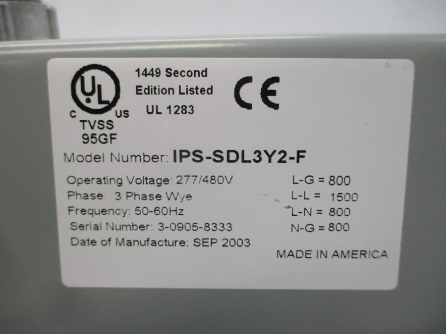 TRANSFORMER BOX IPS-SDL3Y2-F 277/480V NSNP
