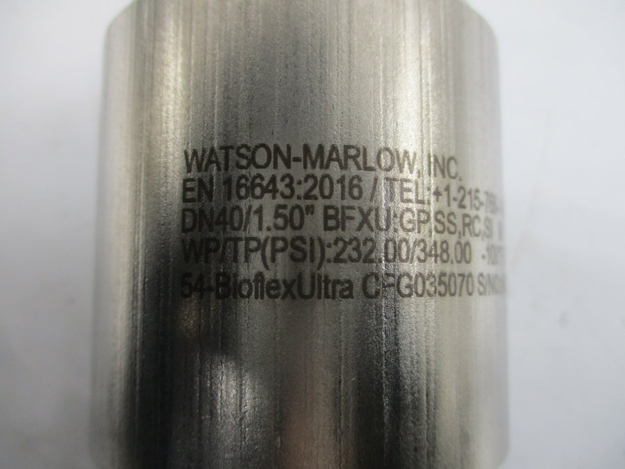 WATSON-MARLOW R05-H1-2410-141 24-BUGP-SI-22IN-10-10-SE 232.00/348.00PSI 1.50" NSNP