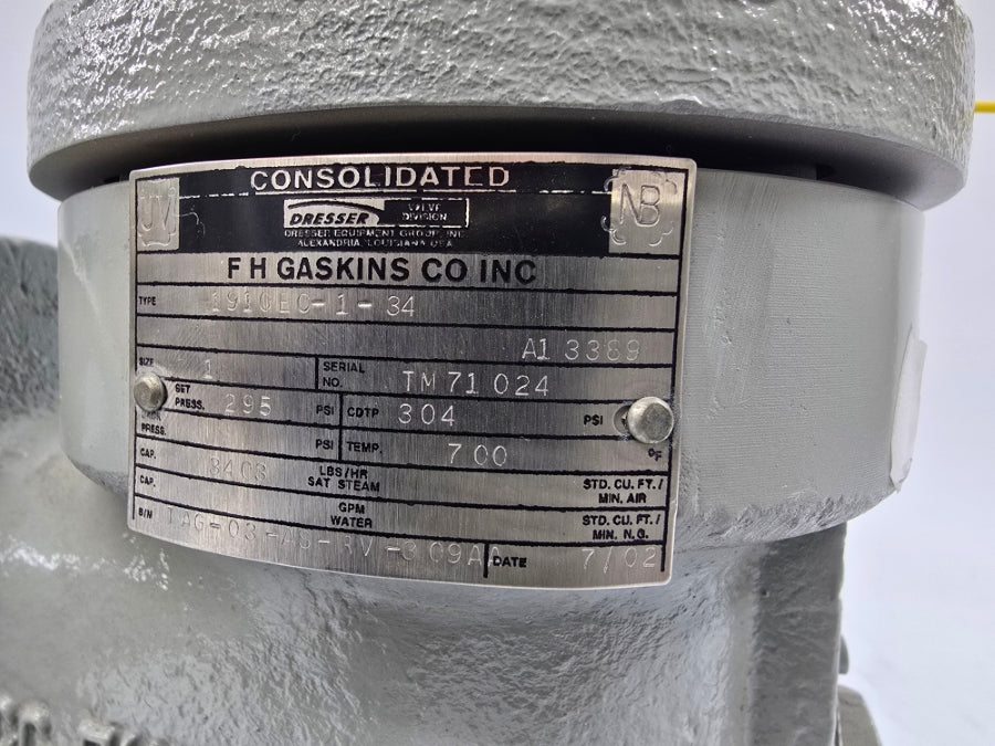 DRESSER 1910EC-1-34 295PSI 1" NSNP