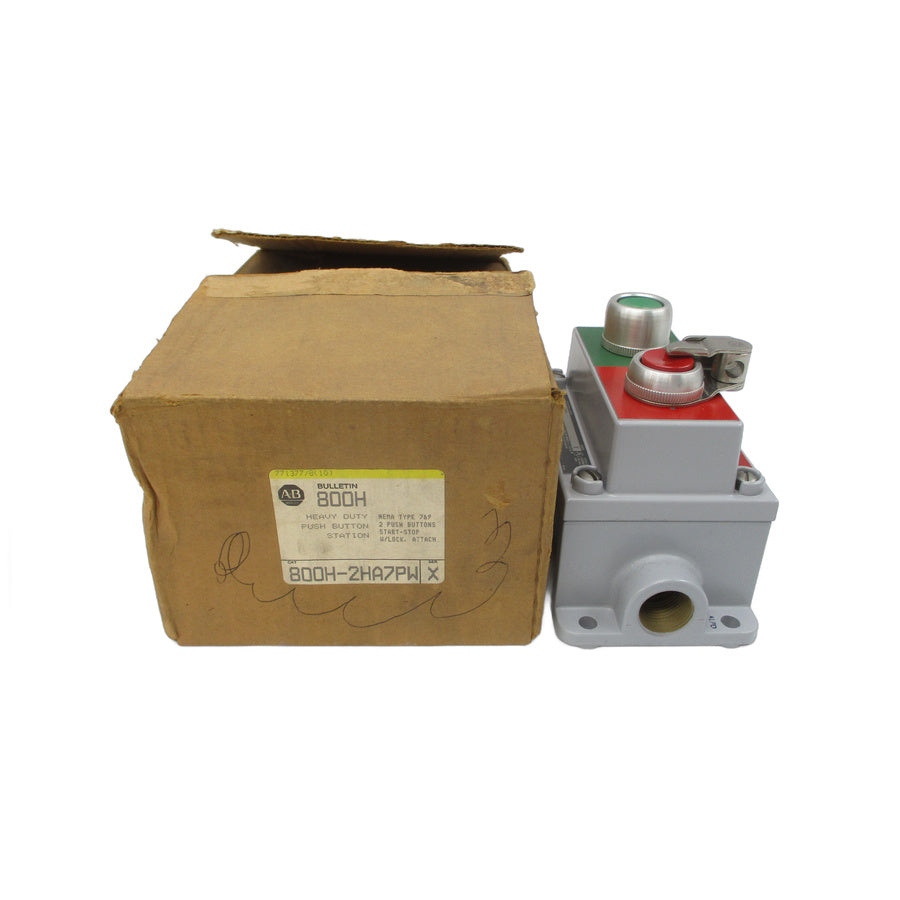 ALLEN BRADLEY 800H-2HA7PW SER. X (BR/YL) NSMP