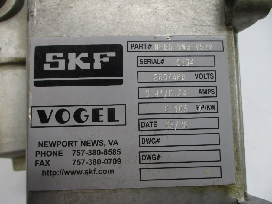 SKF MFE5-BW3-V57V DM7-2 280/480V 0.41/0.24A UNMP