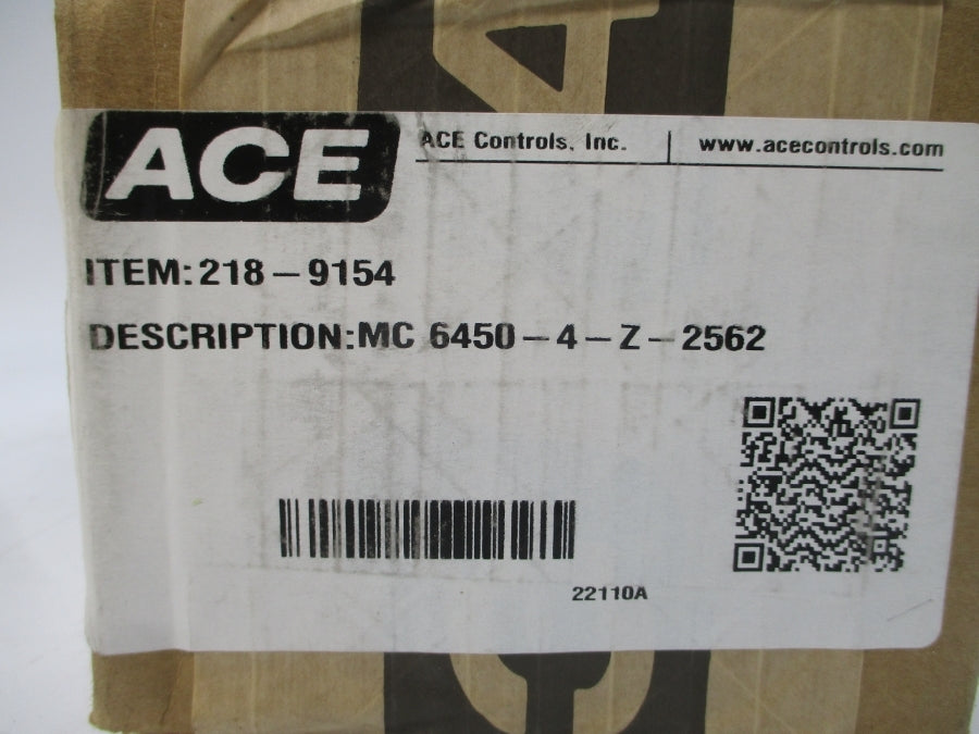 ACE CONTROLS 218-9154 MC6450-4-Z-2562 NSFS