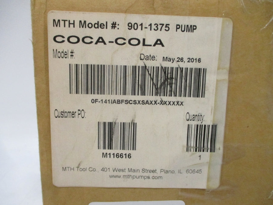 MTH PUMPS 901-1375 0F-141IAENSCSXSAXX-XXXXXX NSMP