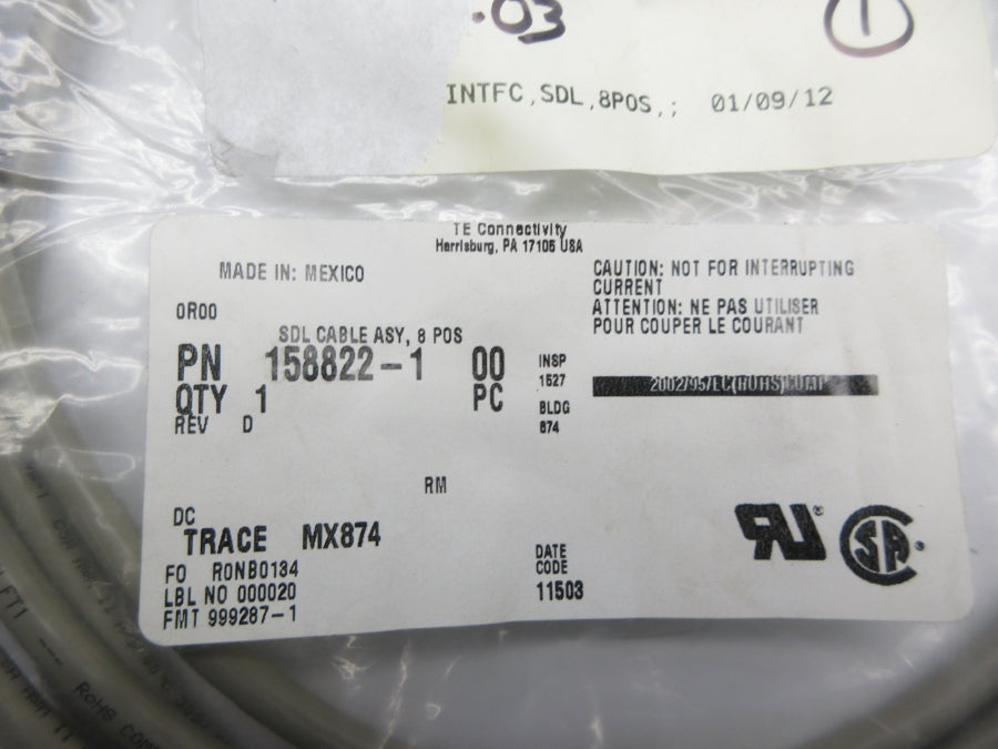 TE CONNECTIVITY 158822-1 NSMP