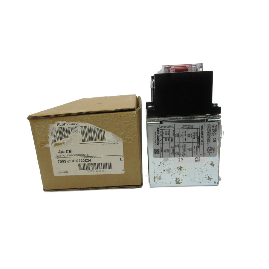 ALLEN BRADLEY 700S-DCPK220Z24 SER. E 24VDC (BR/WH) NSMP