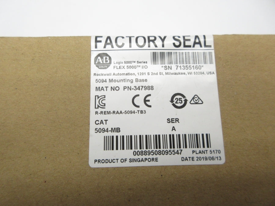 ALLEN BRADLEY 5094-MB SER. A DATE: 2019 NSFS