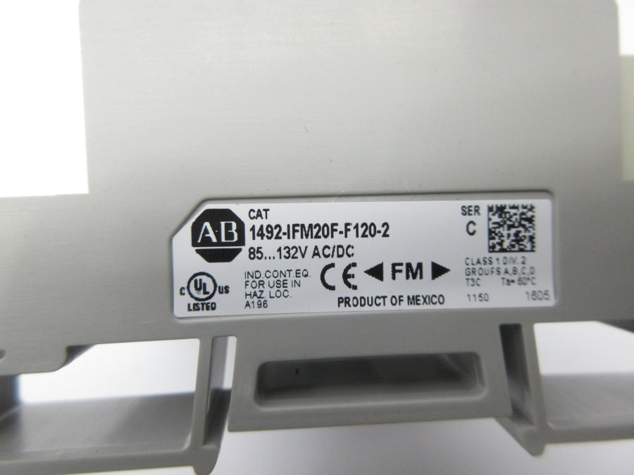ALLEN BRADLEY 1492-IFM20F-F120-2 SER. C 85-132VAC/DC NSNP