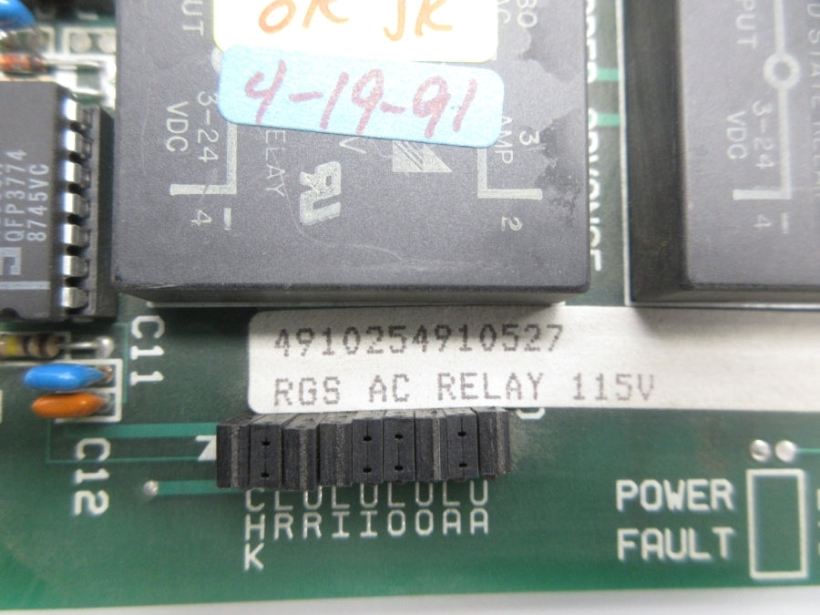 RELAY BOARD 4910254910527 115V UNMP