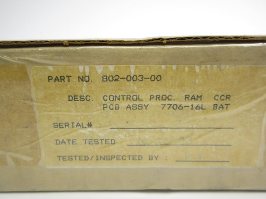 WEB 802-003-00 7706-16L NSMP