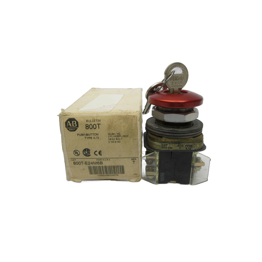 ALLEN BRADLEY 800T-E24M6B SER. T (WH) NSMP