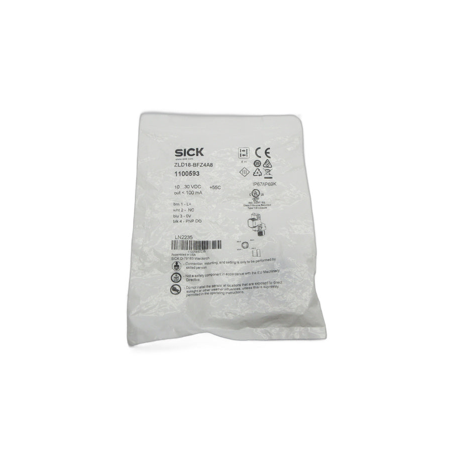 SICK ZLD18-BFZ4A8 1100593 10-30VDC NSMP