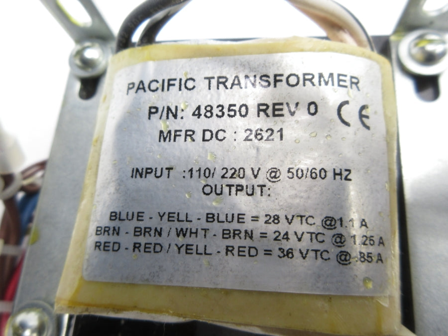 PACIFIC TRANSFORMER 48350 2621 110/120V REV. 0 NSNP