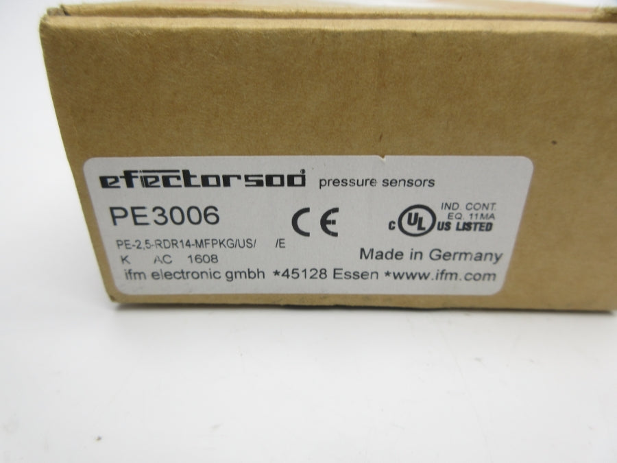 IFM EFECTOR PE3006 PE-2.5-RDR14-MFPKG/US//E 18-36VDC NSMP