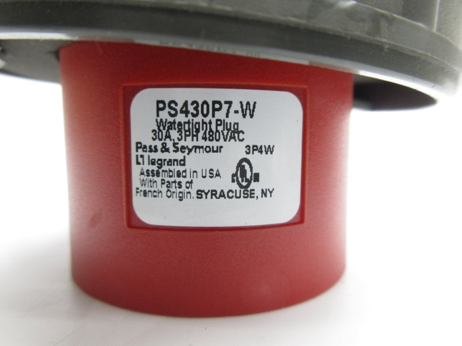 PASS & SEYMOUR PS430P7-W 480VAC 30A NSNP