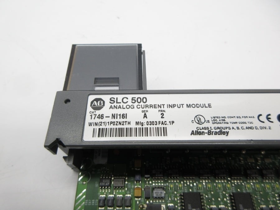ALLEN BRADLEY 1746-NI16I SER. A F/W 2 (NO DOOR) UNMP