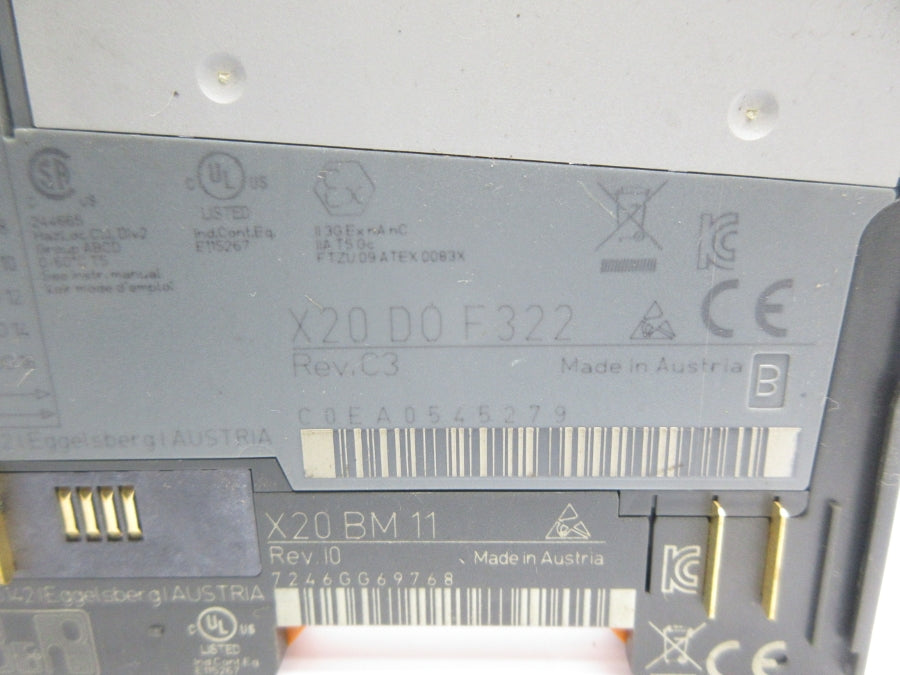 B&R X20DOF322 REV. C3 NSNP