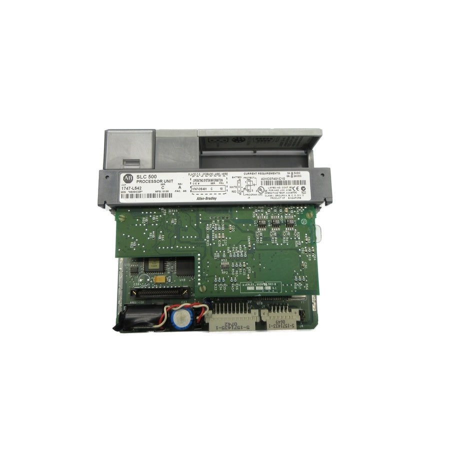 ALLEN BRADLEY 1747-L542 SER. C F/W 10 24VDC REV. A (NO KEY) NSNP