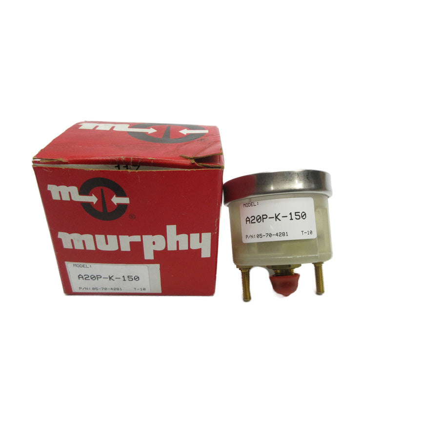 MURPHY 05-70-4281 A20P-K-150 0-150PSI NSMP